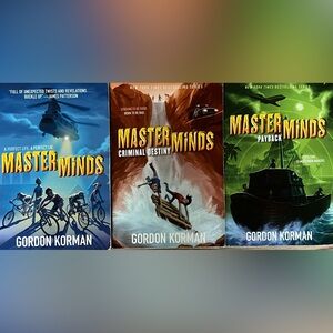 Master Minds books numbers 1-3 by Gordon Korman.